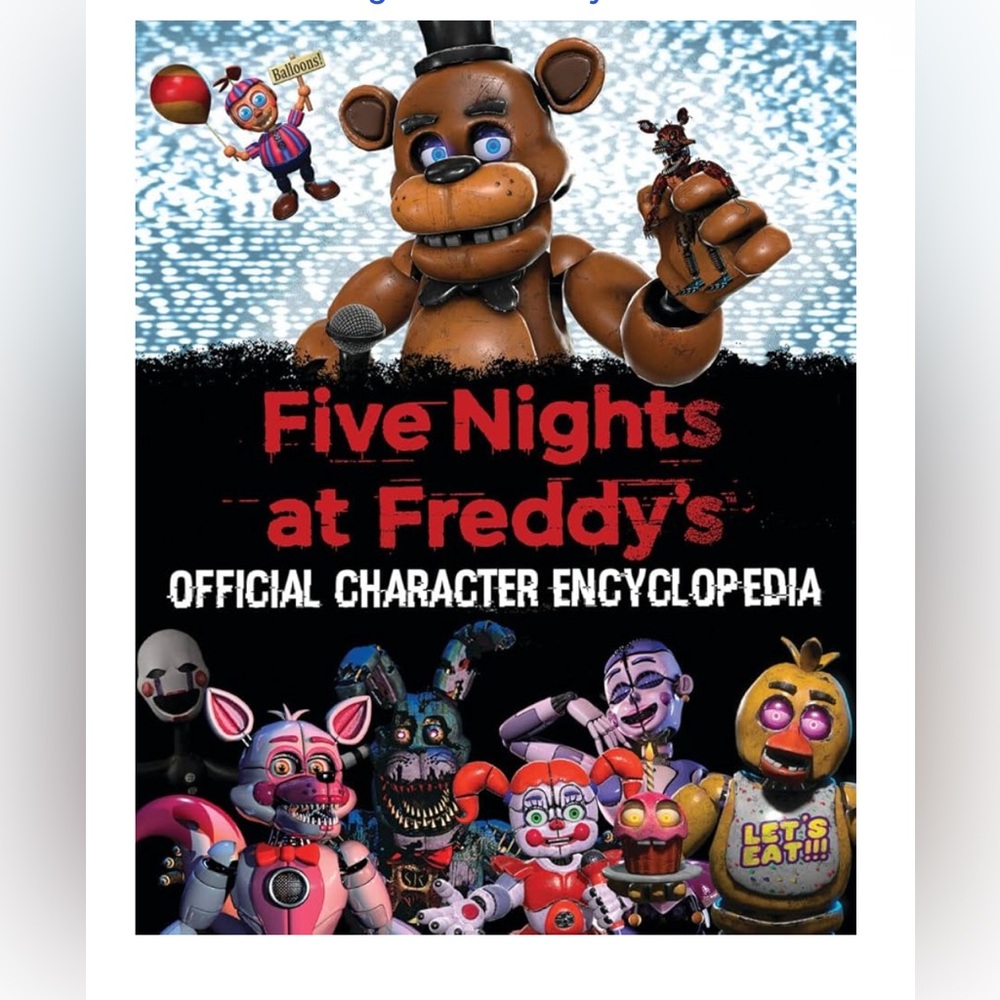 NEW Five Nights at Freddy's Official Character Encyclopedia (an AFK Book)